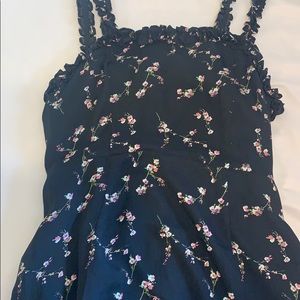 Lulus In the Garden Black Floral Dress